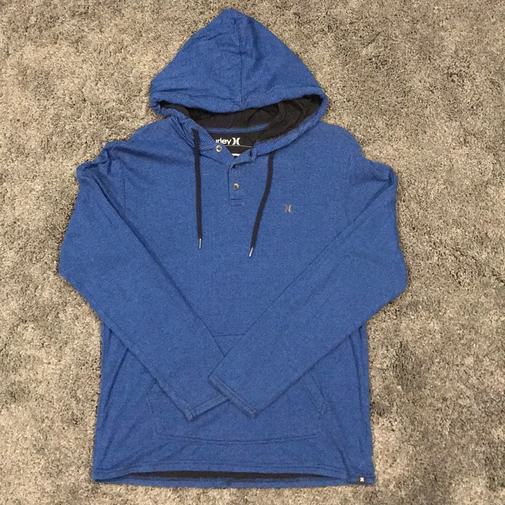 Hurley Blue Cotton Blend Jacket!